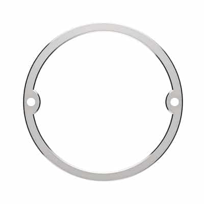 Stainless Steel Low Profile Cab Light Bezel