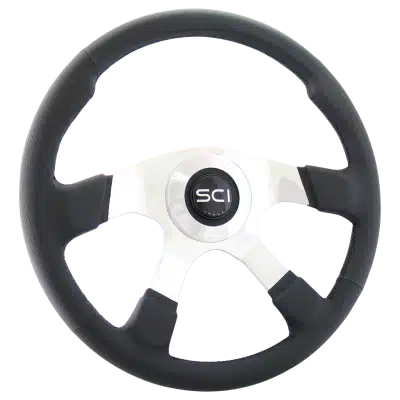18" Leather Black Comfort Steering Wheel