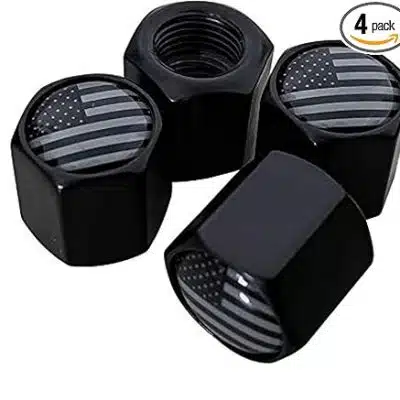 Black Flag Valve Stem Cover