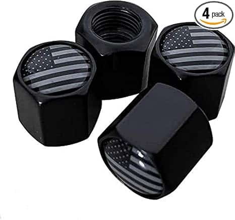 Black Flag Valve Stem Cover