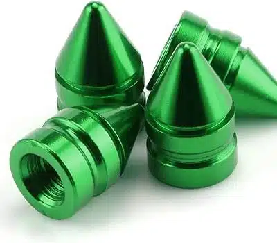 Small Spike Valve Stem Cover - Green