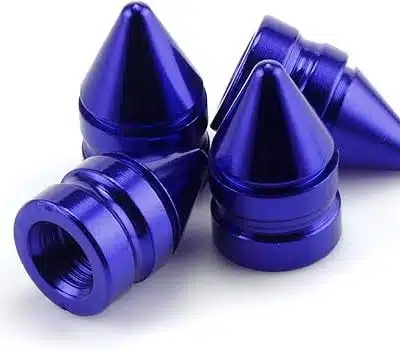 Small Spike Valve Stem Cover - Blue