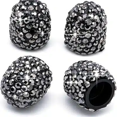 Black Dazzle Valve Stem Cover