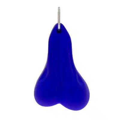 Blue Stress Balls Keychain