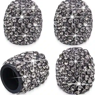 Grey Dazzle Valve Stem Cover