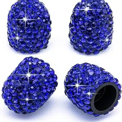 Blue Dazzle Valve Stem Cover