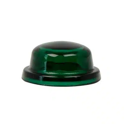 Green Glass Dome Lens