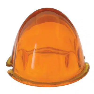 Light Amber Smooth Glass Lens