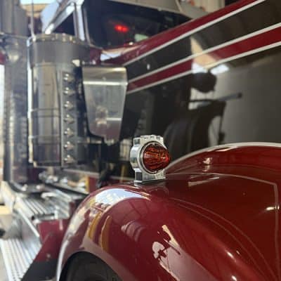 Kenworth Logo Shaped Billet Turn Signal Brackets