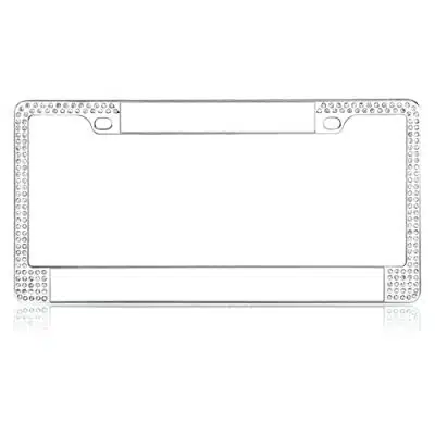 Double Row Diamond Chrome Frame