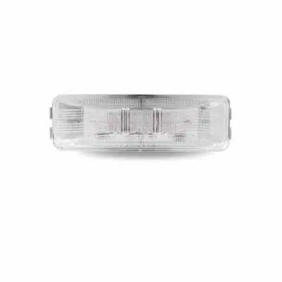 Fruehauf White Tag Clearance Marker Rectangular LED Light