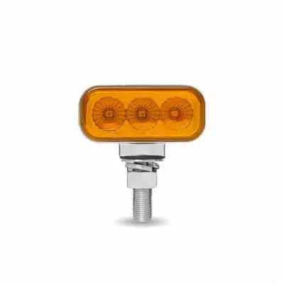 2 Face 1.5" Rectangle Amber/Red LED