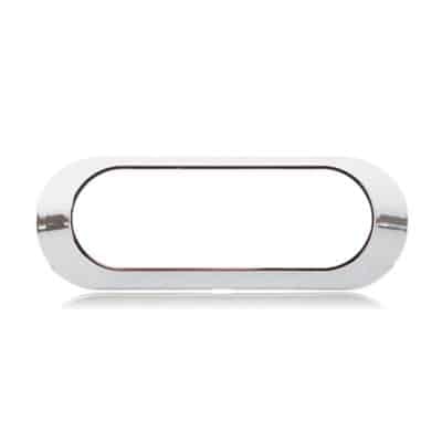 Chrome Low Strobe Bezel for Maxxima 4 LED Strobes