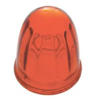 Amber Glass Bullet Lens