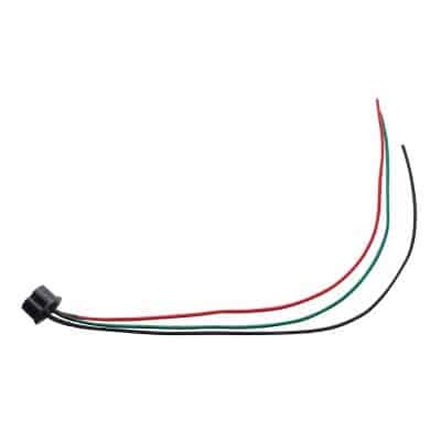 3 Contact Female Headlight Pigtail For H4 Halogen Bulb