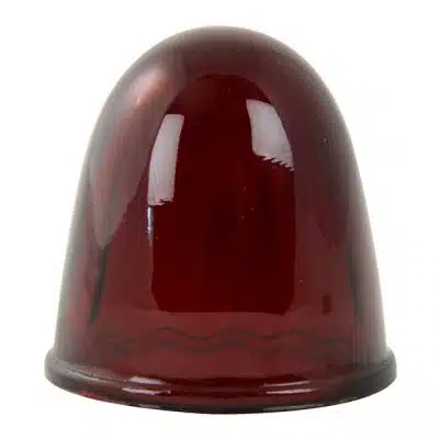 Red Glass Bullet Lens