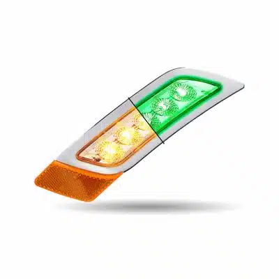Amber/Green Turn & Marker LED Fender Light