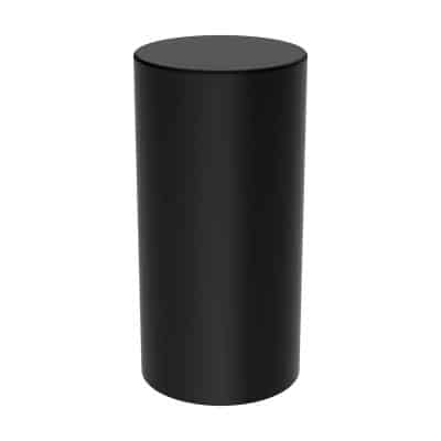 33MM Black Cylinder Plastic Lugnut Cover