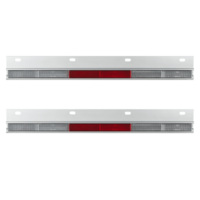 24" Straight Reflective Top Plate