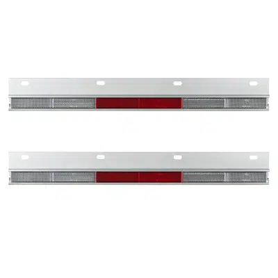 24" Straight Reflective Top Plate
