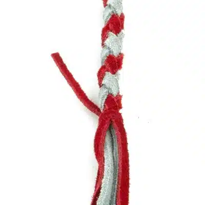Braided Horn Pull - Red/Grey