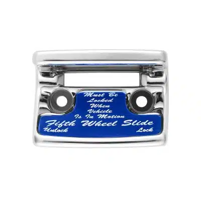 Freightliner Classic Chrome Plastic Fifth Wheel Switch Guard With Glossy Sticker