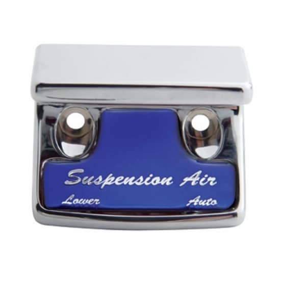Freightliner Classic Chrome Plastic Suspension Air Switch Guard with Glossy Sticker - Image 3