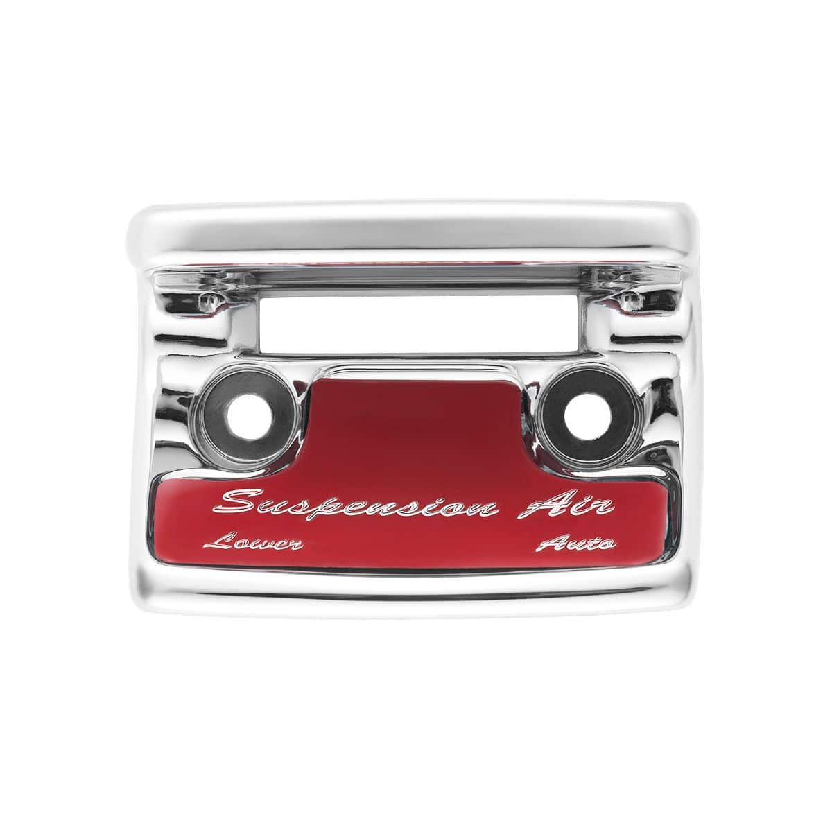 Freightliner Classic Chrome Plastic Suspension Air Switch Guard with Glossy Sticker - Image 2