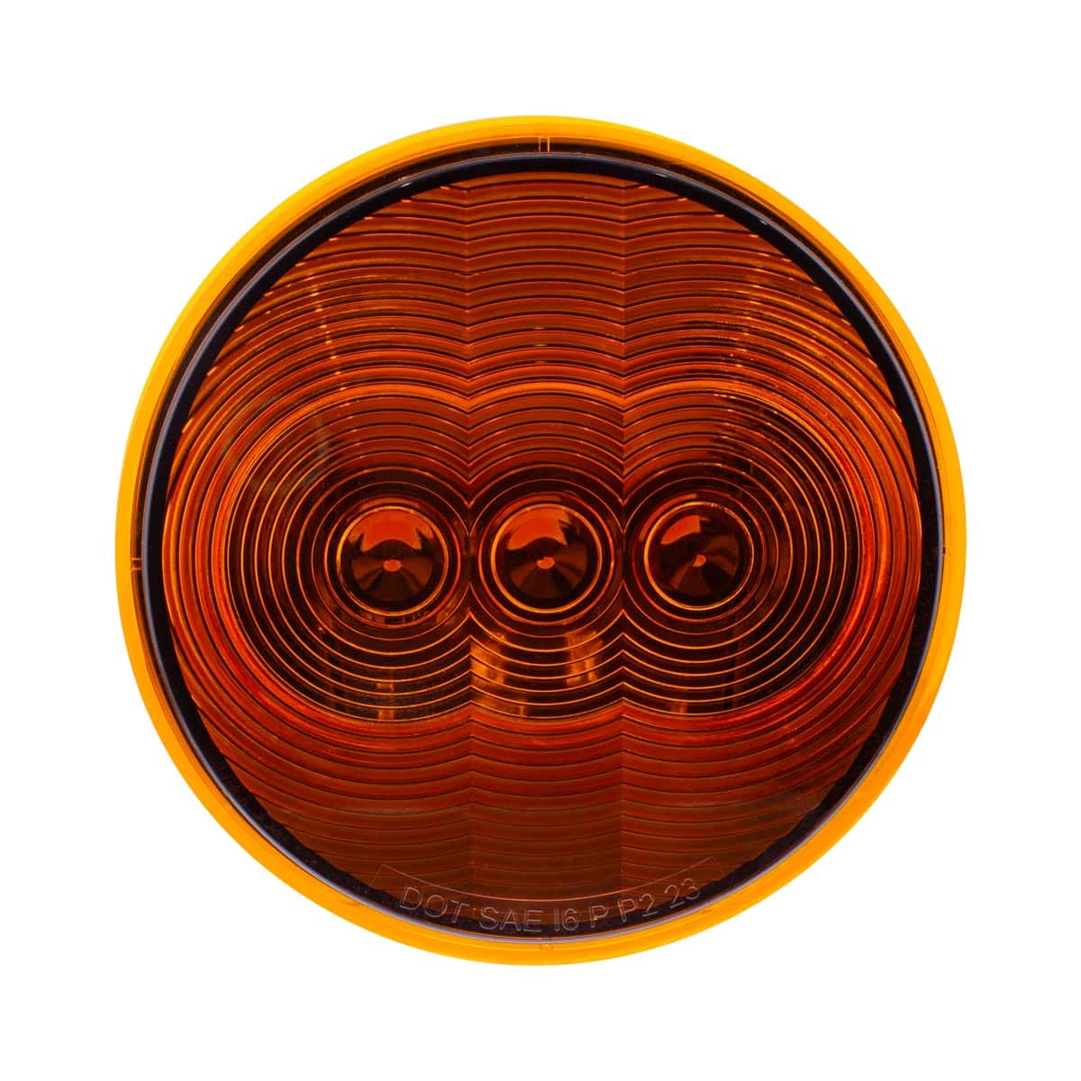 Amber 4" Round 3 LED Light - Image 3