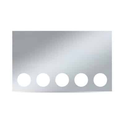 20″ Drop Rear Center Panel – 5 x 4″ Holes