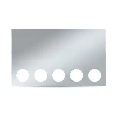 20″ Drop Rear Center Panel – 5 x 4″ Holes