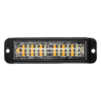 5.1" Amber/Green Flush Mount Strobe Light