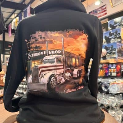 75 Chrome Shop Lifetime Black Hoodie