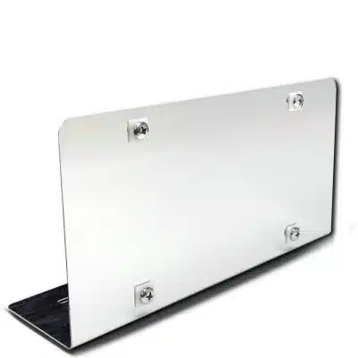 Stainless Steel Flanged License Plate Hanger