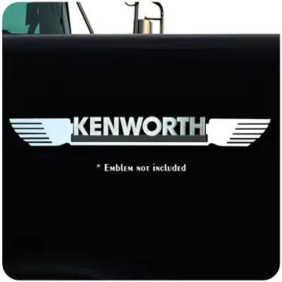 Kenworth Straight Wing Stainless Emblem Trim