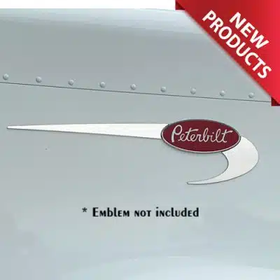 Peterbilt Flow Stainless Emblem Trim
