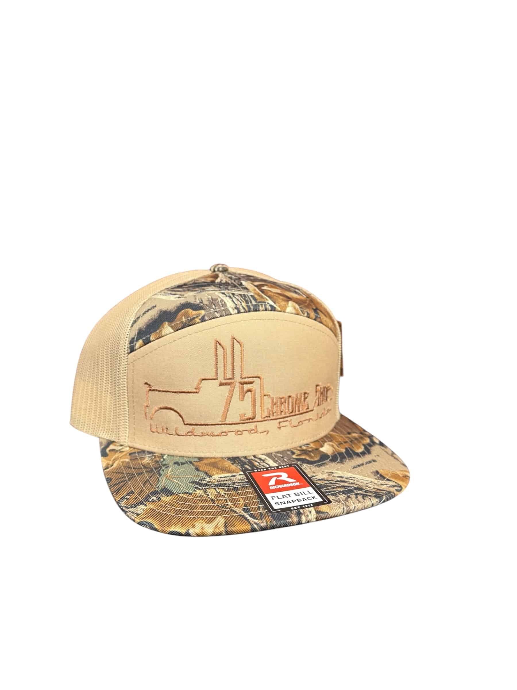 75 Chrome Shop 7-Panel Truck Logo Hat » 75 Chrome Shop