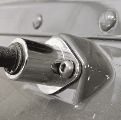 Peterbilt 379/389 Stainless Wiper Post Cover