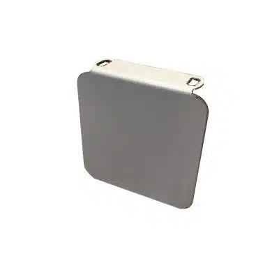 4" x 4" Stainless Permit Panel with Flange