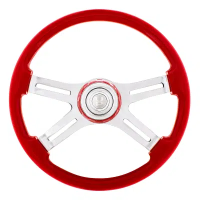 18" 4 Spoke Indigo Red Wheel