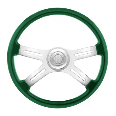 18" 4 Spoke Emerald Green Wheel