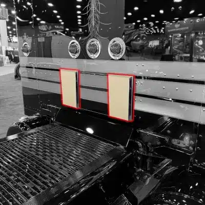 Peterbilt 589 & 567 Ghost Mount Vent Covers
