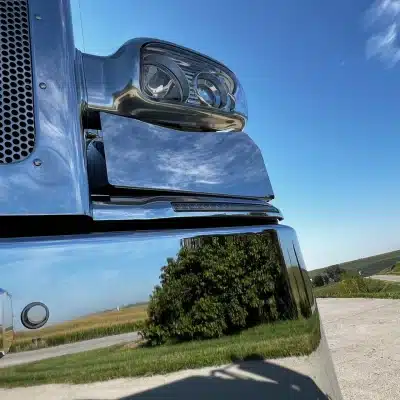 Peterbilt 589 Stainless Steel Fender Guards