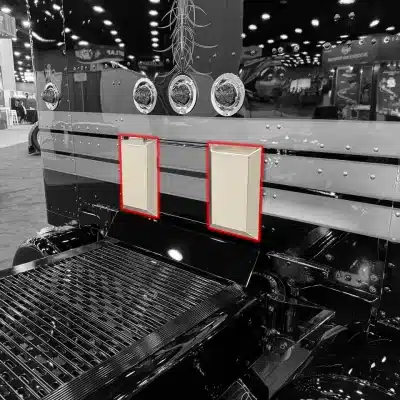 Peterbilt 589 & 567 Sleeper Vent Covers
