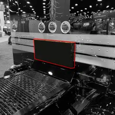 Peterbilt 589 & 567 1 Piece Sleeper Vent Cover