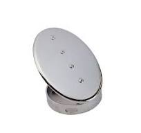 Chrome 5" Rain Cap for Miter Cut Stacks