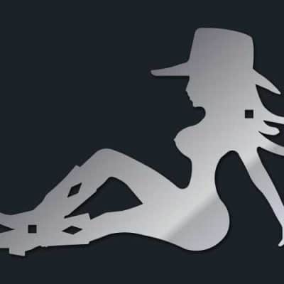 Cowgirl Mudflap Model