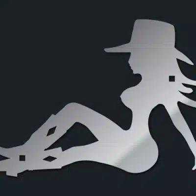 Cowgirl Mudflap Model