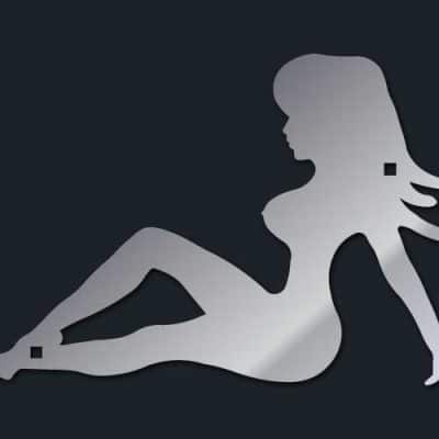 Sexy Girl Mudflap Model