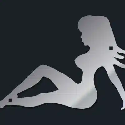 Sexy Girl Mudflap Model